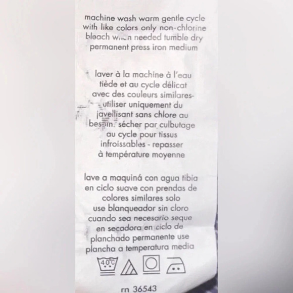 Van Heusen Fitted Button Down Shirt, Purple & White Stripes - Picture 10 of 10